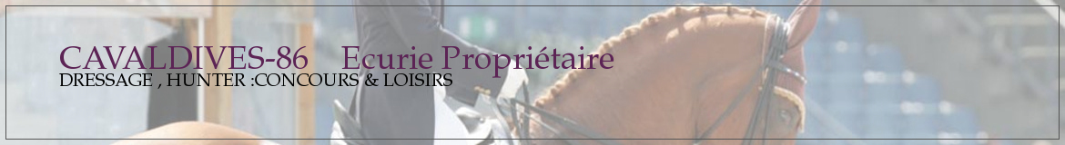 CAVALDIVES-86    Ecurie Propriétaire 